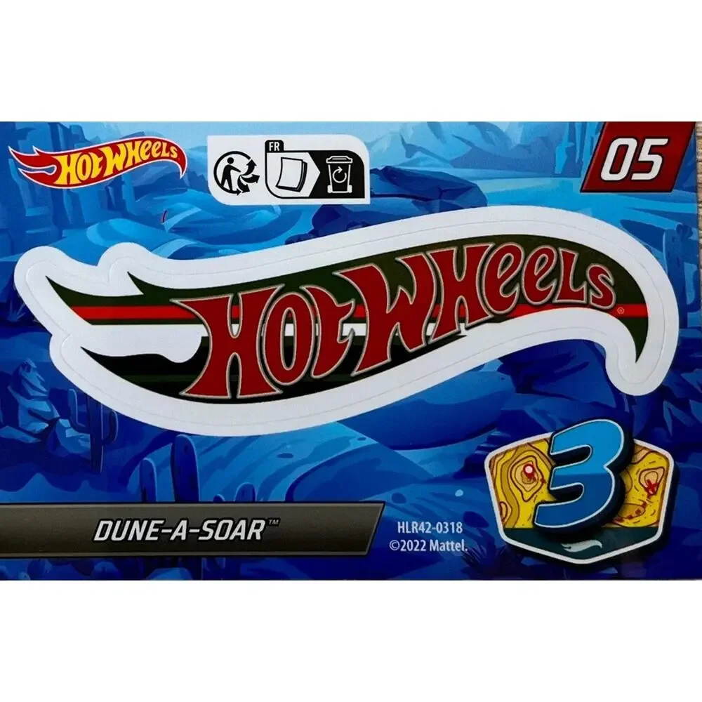 Hot Wheels Mystery Models Series Sealed Unopened Dune-A-Soar Brown #5 & Sticker